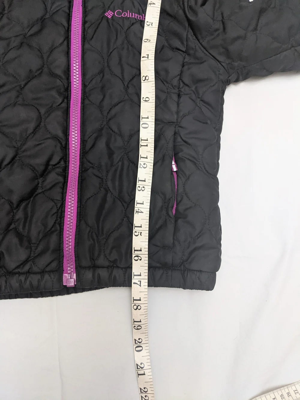 Columbia Girls Black Insulated Hooded Winter Jacket Size XXS